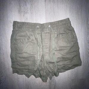 GAP Green Cargo Shorts Elastic Waist